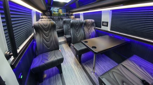 lincoln 18 passenger sprinter van interior