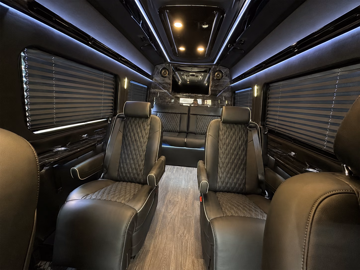 lincoln 8 passenger sprinter van inside