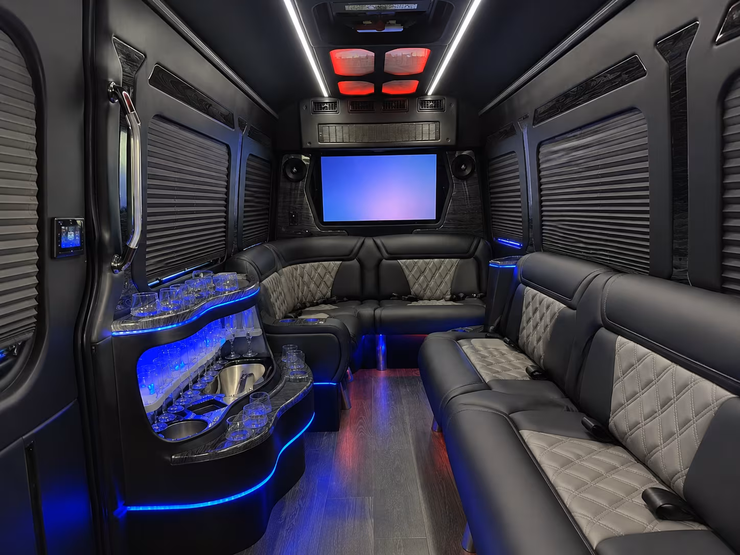 lincoln sprinter limousine inside