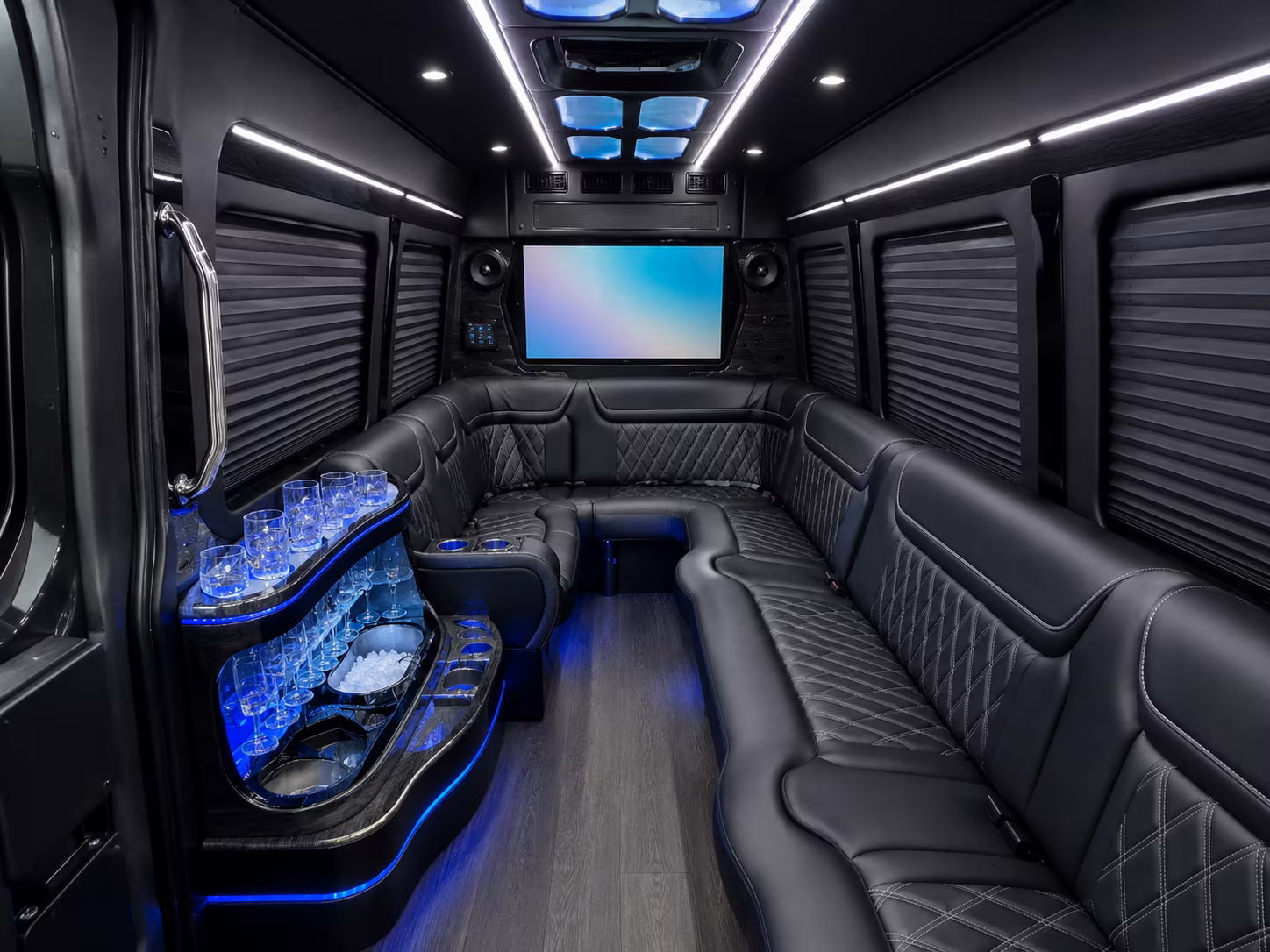 lincoln sprinter limousine interior