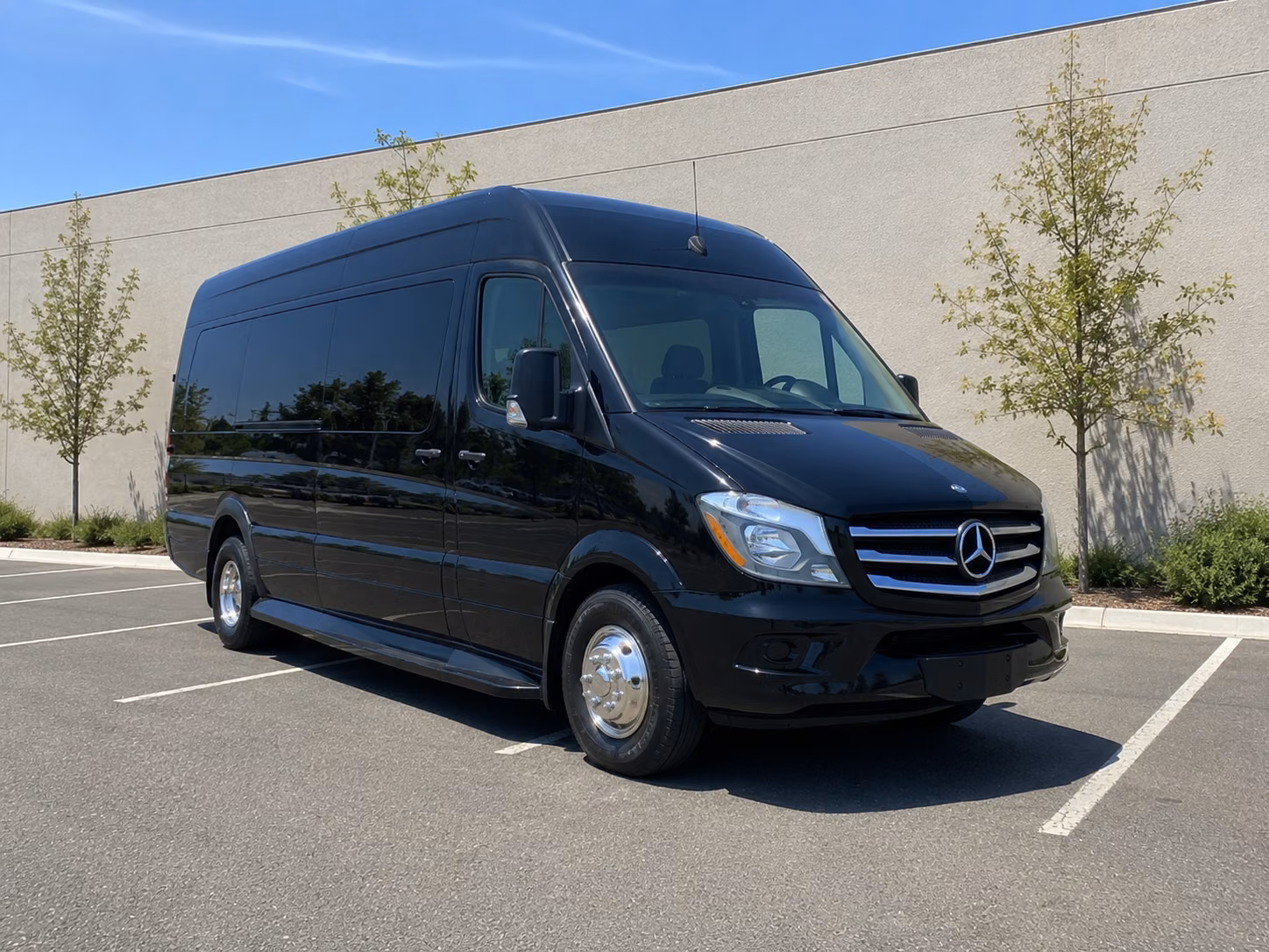 lincoln wedding sprinter van rental